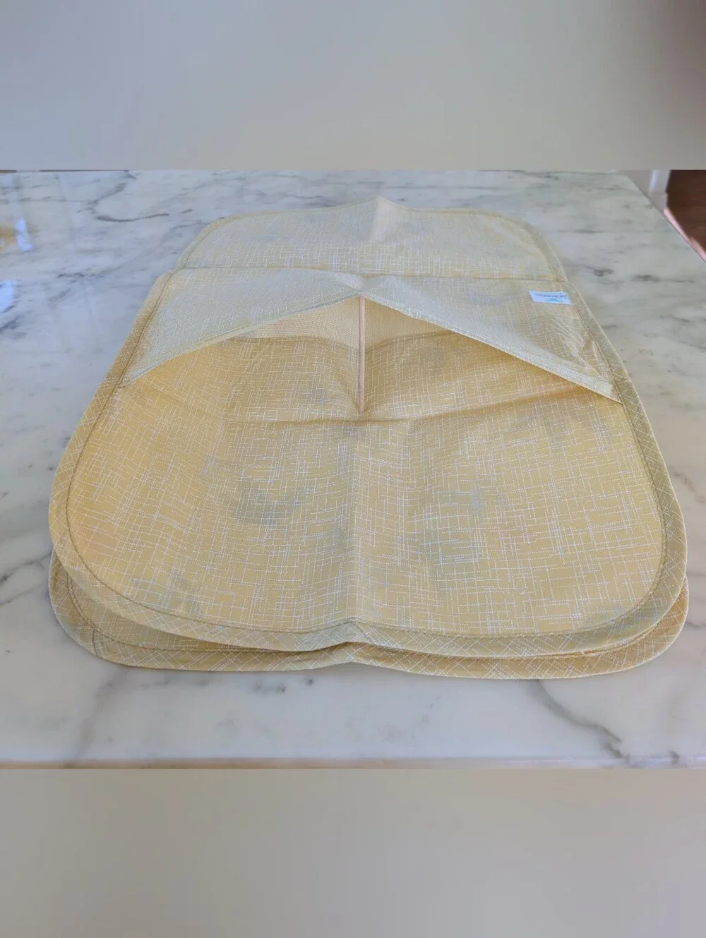 NWT! Chinese Summer Natural Plant Fibers Straw Floral Pillowcase w/Inner Flap.